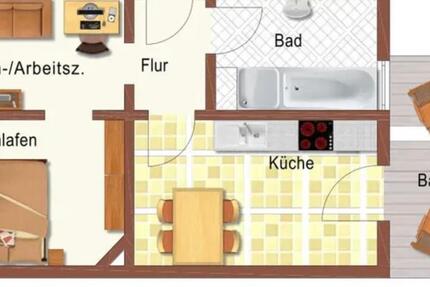 ✅ 2 Zi Apartement Loggia ETW Frankfurt – Bornheim TOP