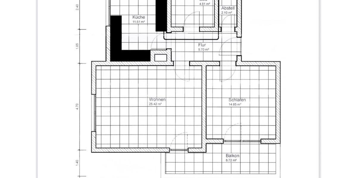 Etagenwohnung Schüttorf - 2 Zimmer, 67 m&sup2;, 620&euro; | Angebot:24848815