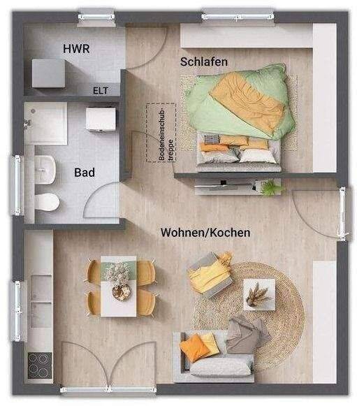 Bungalow Pritzwalk Beveringen - 2 Zimmer, 48 m&sup2;, 232.200&euro; | Angebot:26858900