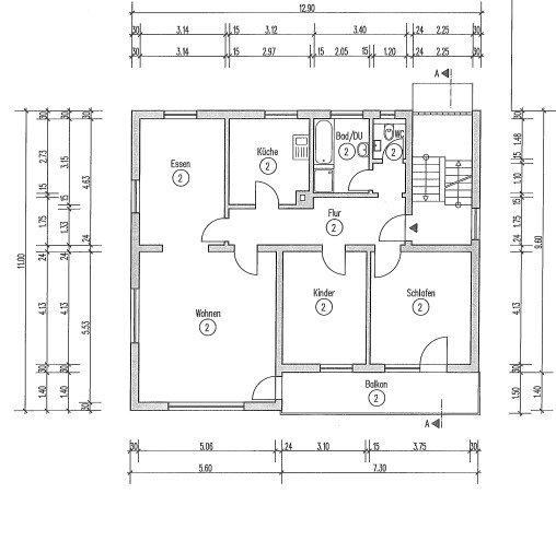 Etagenwohnung Nufringen - 3.5 Zimmer, 102 m&sup2;, 1.190&euro; | Angebot:26131512