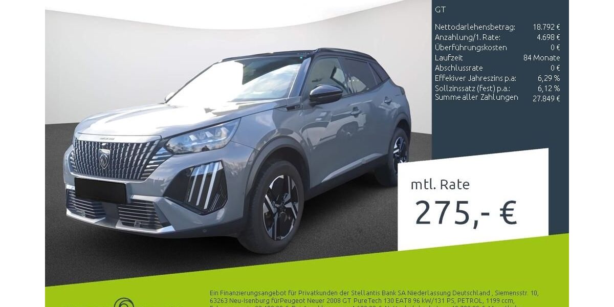 Peugeot 2008 26.396 km 23.490 &euro; Dülmen 48249
