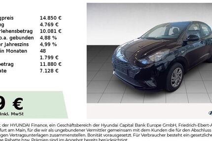 Hyundai i10 14.732 km 14.850 &euro; Fürth 90763