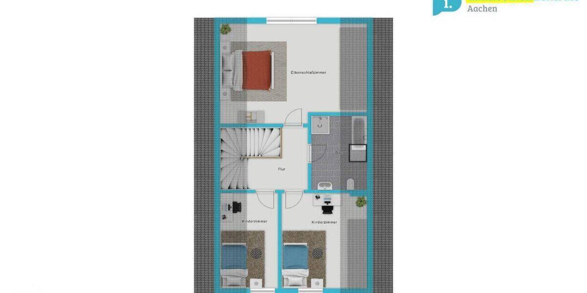 Doppelhaushälfte Kreuzau - 6 Zimmer, 101 m&sup2;, 284.937&euro; | Angebot:26851433