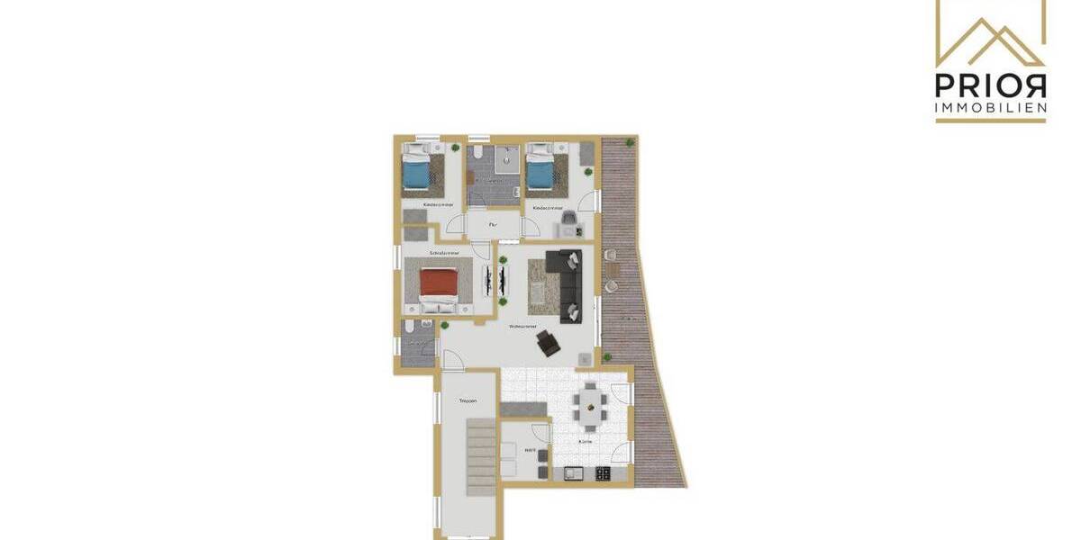 Etagenwohnung Petersberg - 4 Zimmer, 105 m&sup2;, 460.016&euro; | Angebot:26702699