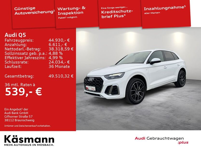 Audi Q5 37.745 km 44.930 € Mosbach 74821