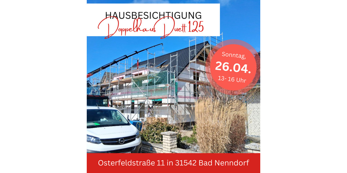 Doppelhaushälfte Bad Nenndorf Waltringhausen - 5 Zimmer, 163 m&sup2;, 273.170&euro; | Angebot:26310030