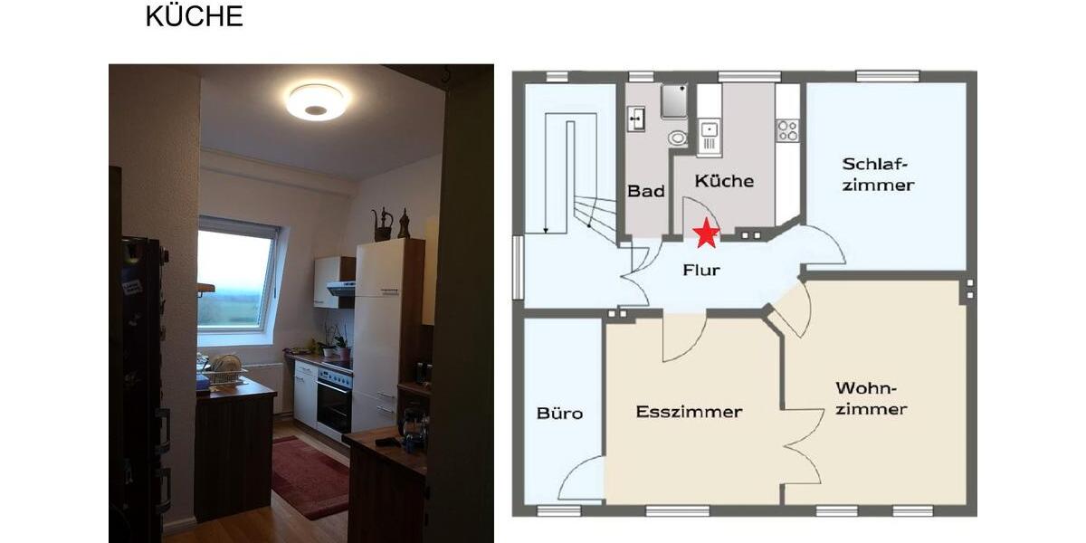 Dachgeschoßwohnung Minden - 4 Zimmer, 86 m&sup2;, 800&euro; | Angebot:26315032