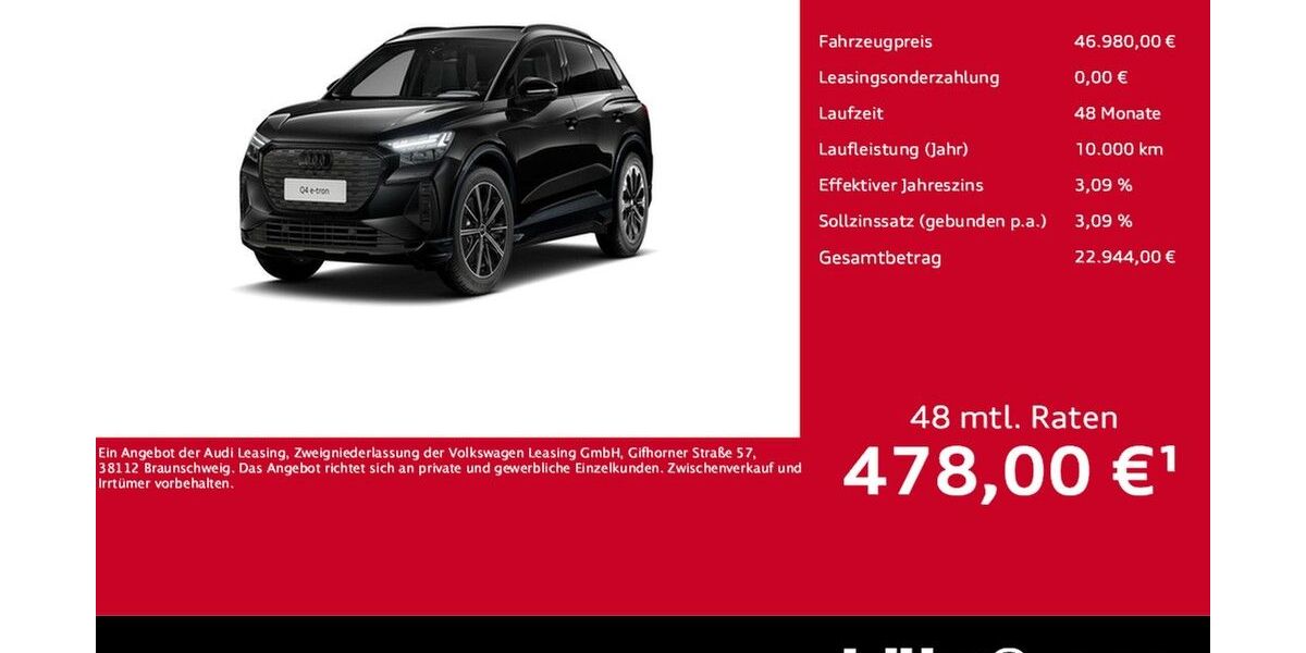 Audi Q4 e-tron 9.900 km 46.980 &euro; Trier 54292