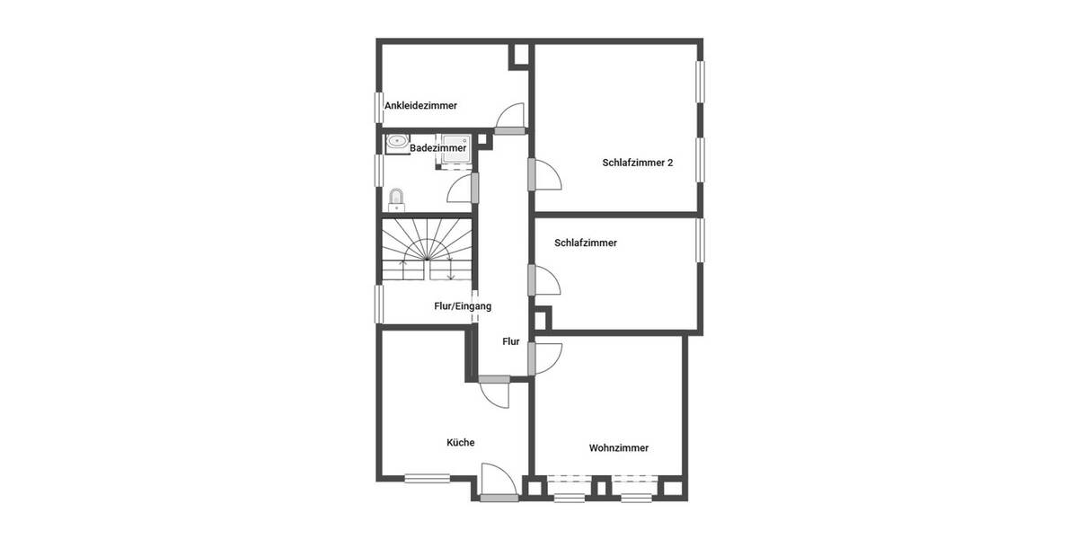 Etagenwohnung Bopfingen Oberdorf - 3 Zimmer, 76 m&sup2;, 300.000&euro; | Angebot:26673989