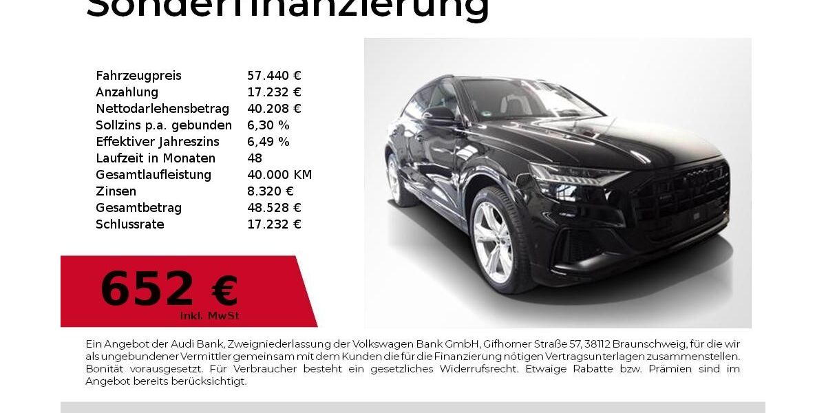 Audi Q8 124.900 km 57.440 &euro; Nürnberg 90411