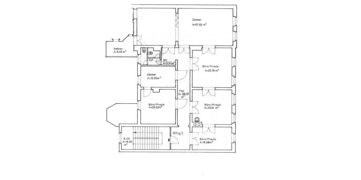 Gewerbeobjekt Halle (Saale) Innenstadt - 6 Zimmer, 191 m&sup2;, 2.100&euro; | Angebot:26891817
