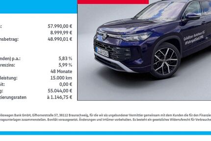 VW Tayron 5.000 km 54.989 &euro; Gröditz 01609