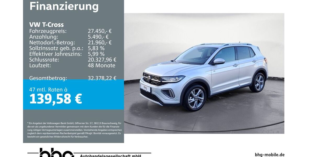 VW T-Cross 16.476 km 27.450 &euro; Durmersheim 76448