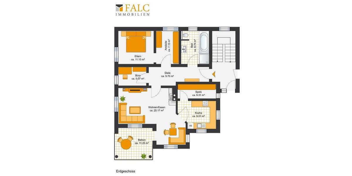 Erdgeschoßwohnung Wolferstadt - 3.5 Zimmer, 87 m&sup2;, 1.042&euro; | Angebot:23540198