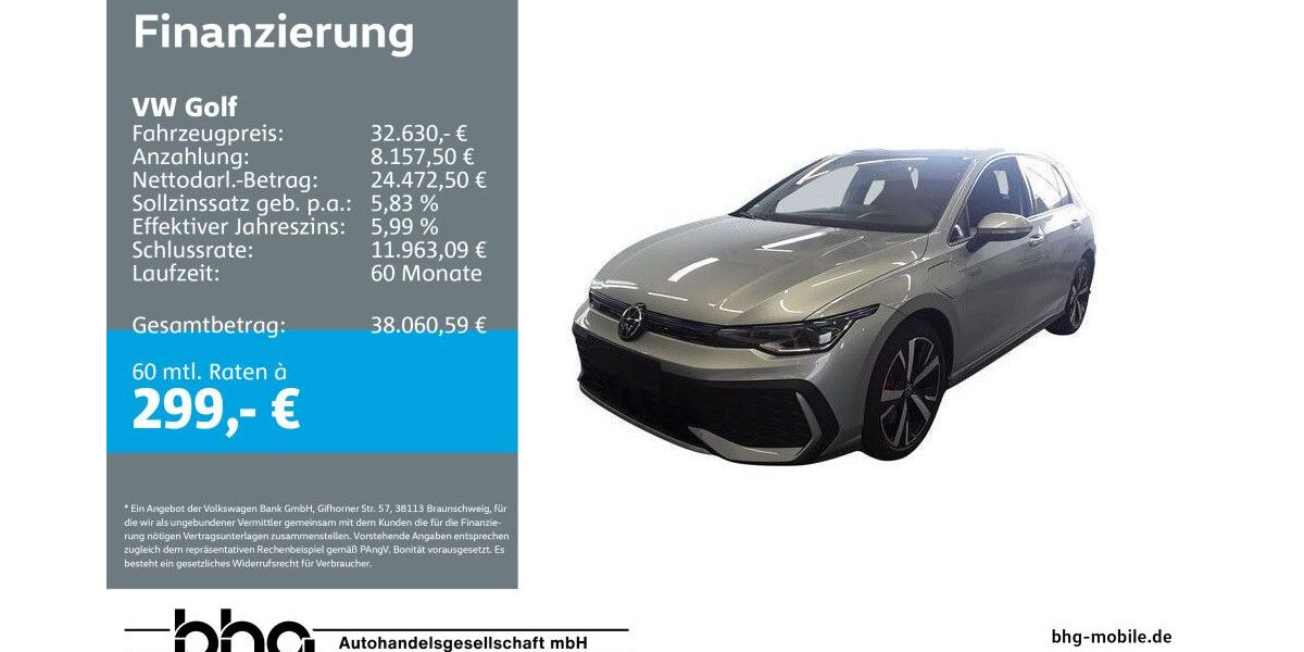 VW Golf 25.868 km 32.630 &euro; Rottweil 78628