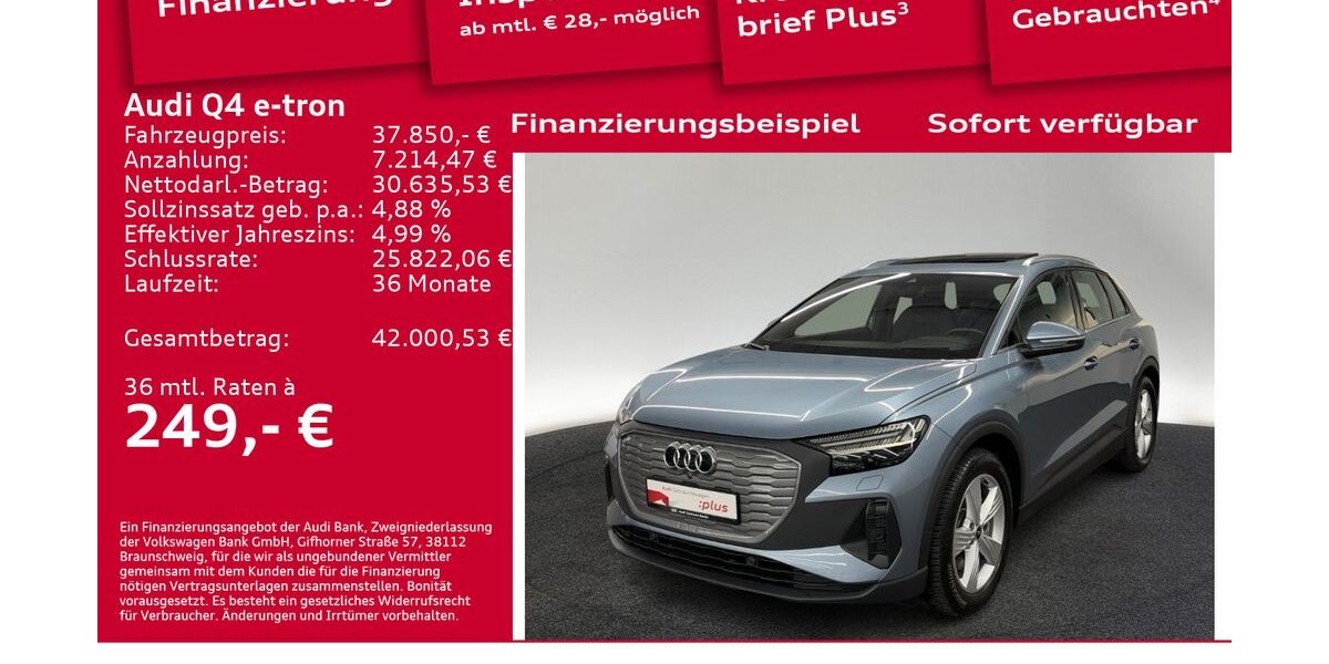 Audi Q4 e-tron 18.250 km 37.850 &euro; Berlin 10587