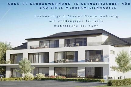 Ein-Zimmer-Wohnung mit Terrasse in Schnaittach zimmer