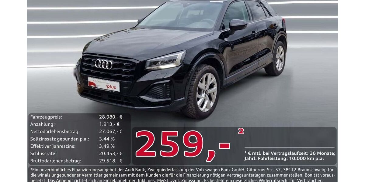 Audi Q2 28.955 km 27.980 &euro; Ingolstadt 85057