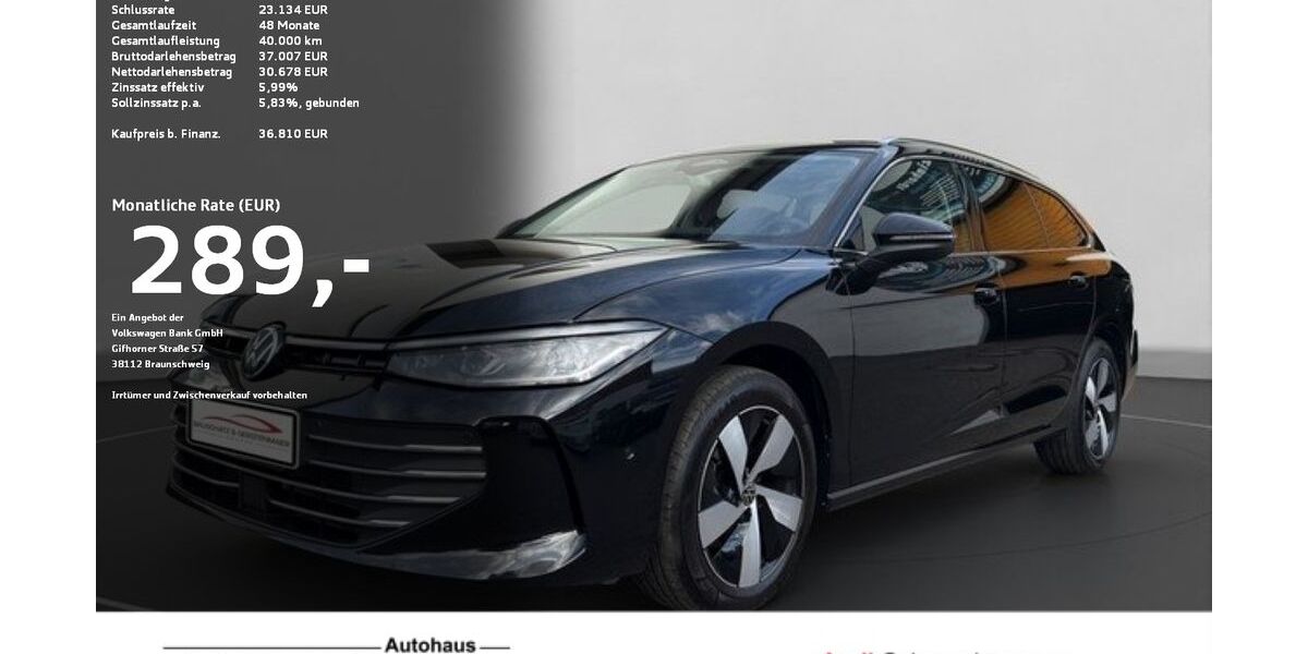 VW Passat Variant 18.048 km 36.810 &euro; Ravensburg 88214