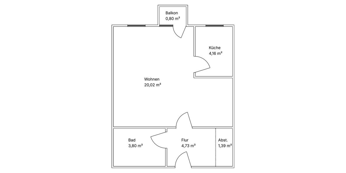 Etagenwohnung Nuthetal - 1 Zimmer, 35 m&sup2;, 160.000&euro; | Angebot:27143909