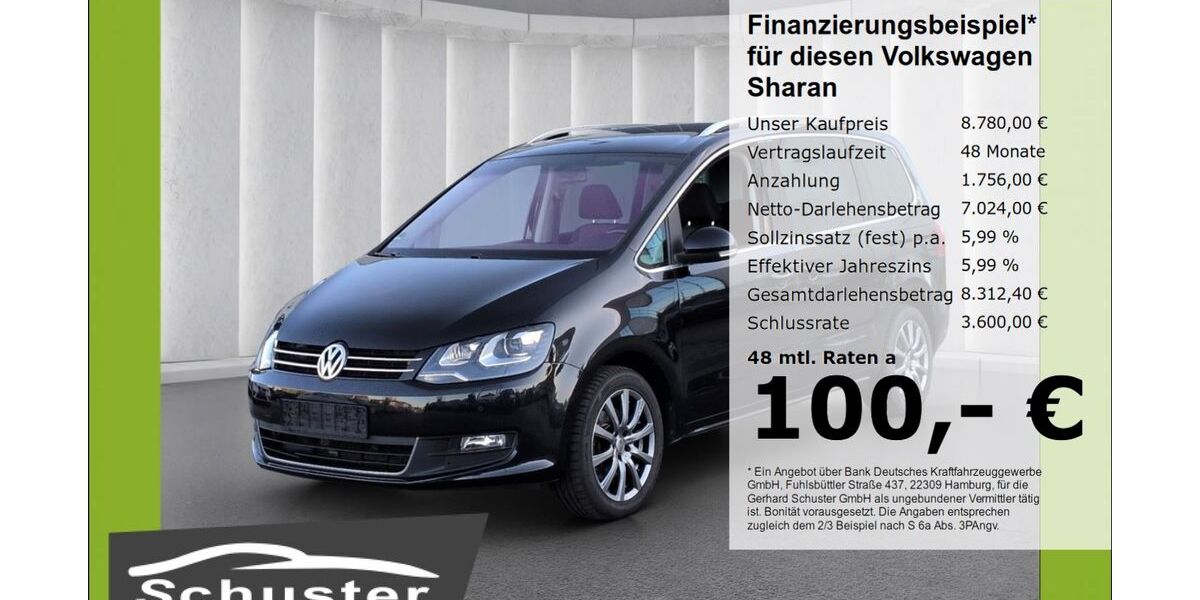VW Sharan 189.616 km 8.280 &euro; Ruhstorf 94099