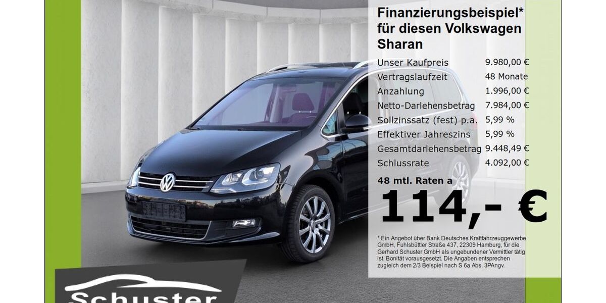VW Sharan 189.616 km 9.280 &euro; Ruhstorf 94099