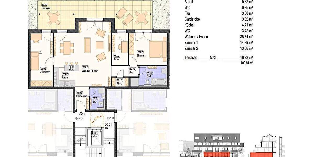 Etagenwohnung Nürtingen / Neckarhausen Neckarhausen - 3 Zimmer, 82 m&sup2;, 536.000&euro; | Angebot:24907224