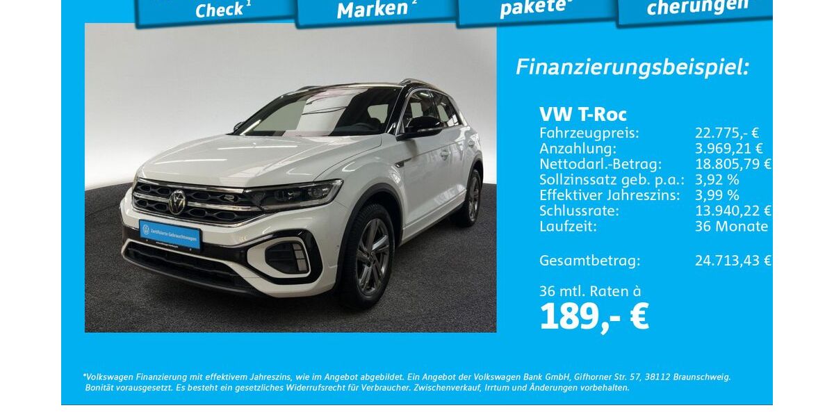 VW T-Roc 36.705 km 21.885 &euro; Hamburg 22761