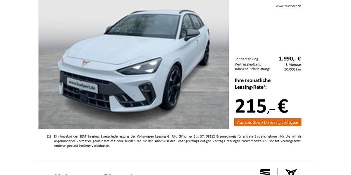 Cupra Leon 6.120 km 30.617 &euro; Dortmund 44269