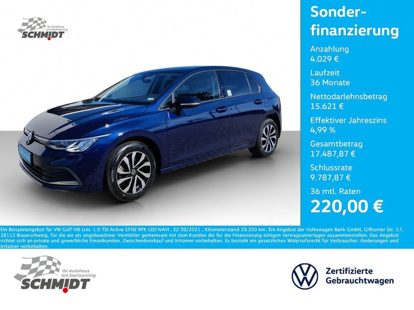 VW Golf 29.200 km 18.975 € Bernsdorf 09337