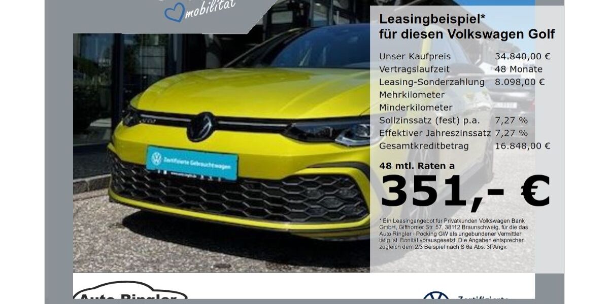 VW Golf 17.900 km 34.840 &euro; Pocking 94060