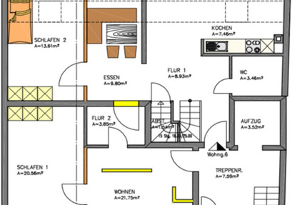 Wohnung Lähden - 4 Zimmer, 154 m&sup2;, 1.200&euro; | Angebot:25823949