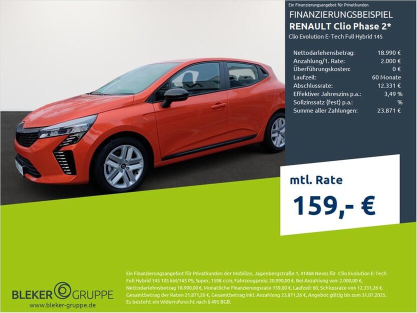 Renault Clio 6.700 km 19.890 € Bremen 28207