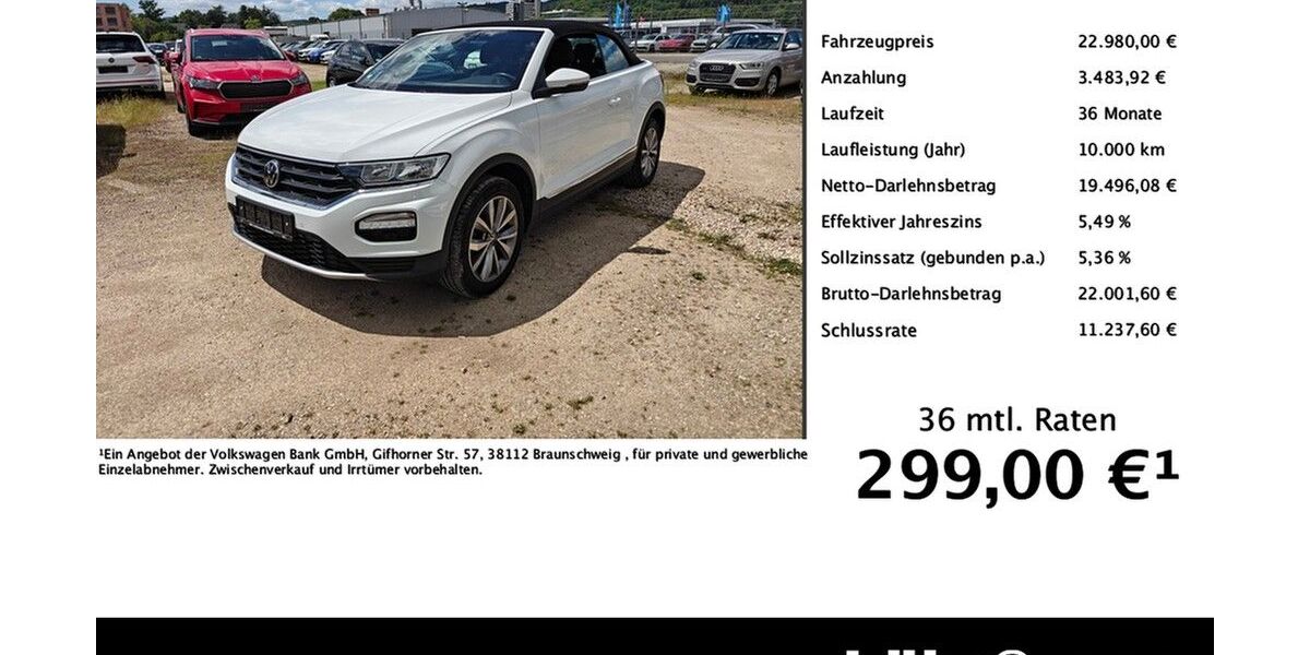 VW T-Roc 27.824 km 22.980 &euro; Trier 54292