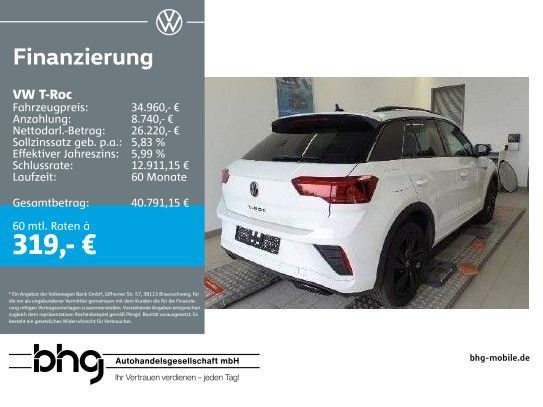 VW T-Roc 16.474 km 34.960 &euro; Rottweil 78628
