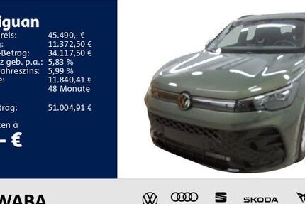 VW Tiguan 16.400 km 45.490 &euro; Gersthofen 86368