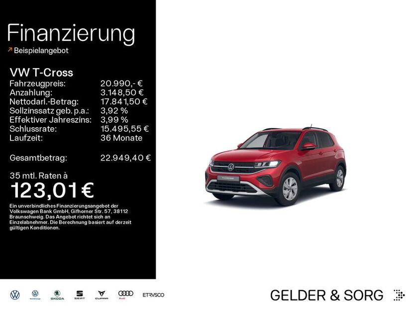 VW T-Cross 17.034 km 20.990 € Haßfurt 97437