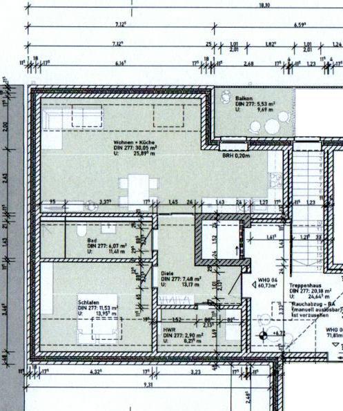 Dachgeschoßwohnung Jever - 2 Zimmer, 66 m&sup2;, 1.000&euro; | Angebot:25207961