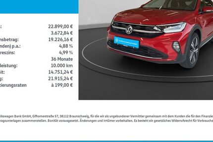 VW Taigo 39.505 km 21.929 € Nordhausen 99734