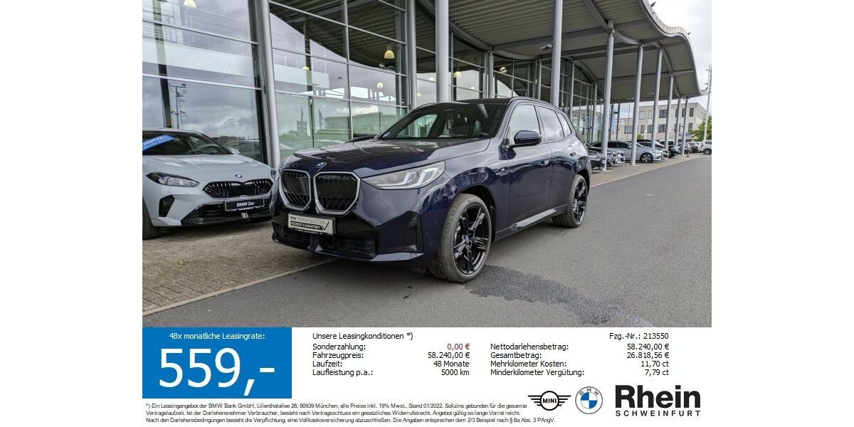 BMW X3 23.255 km 54.890 &euro; Schweinfurt 97424