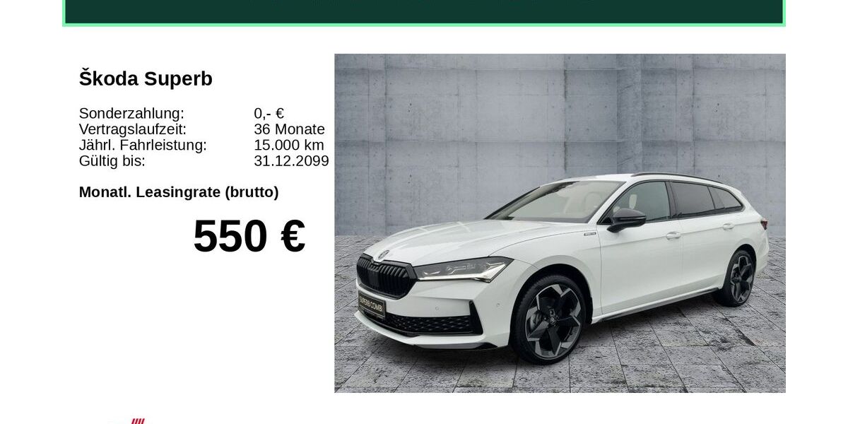 Skoda Superb 9.674 km 43.970 &euro; Bamberg 96052