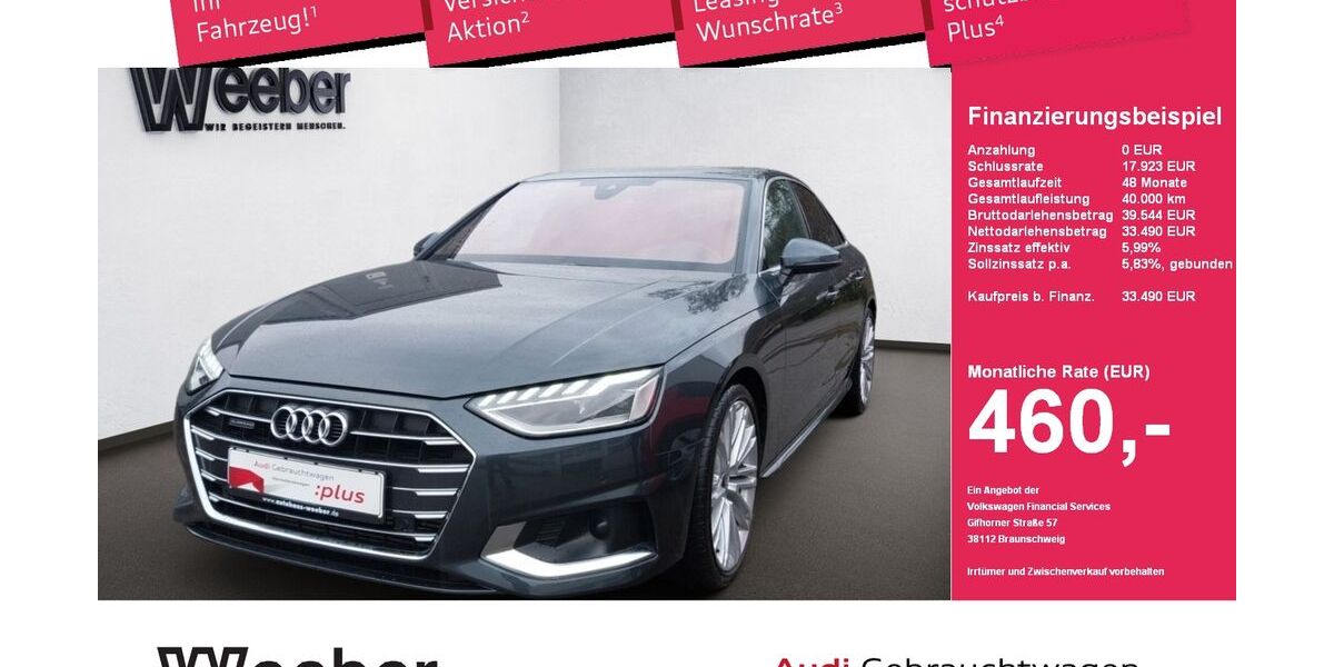 Audi A4 40.332 km 33.490 &euro; Herrenberg 71083