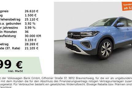 VW T-Cross 14.654 km 26.610 &euro; Fürth 90763