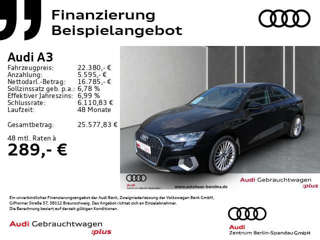 Audi A3 74.300 km 22.380 &euro; Berlin 13581