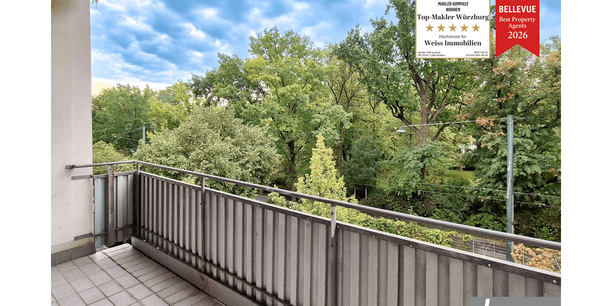 Etagenwohnung Würzburg Altstadt - 3 Zimmer, 88 m&sup2;, 390.000&euro; | Angebot:27342150