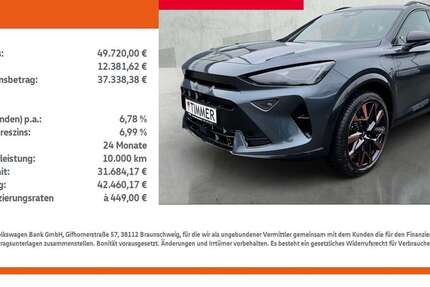 Cupra Formentor 1.999 km 49.720 &euro; Nordhorn 48529