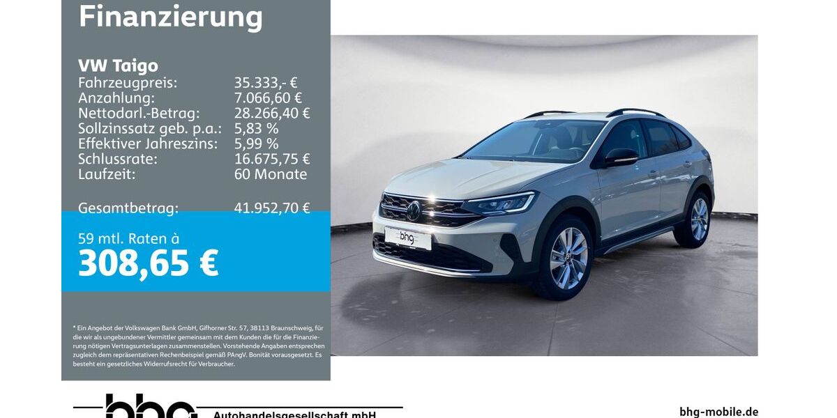 VW Taigo 1.135 km 29.890 &euro; Reutlingen 72770