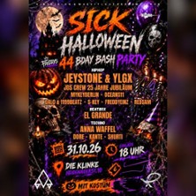 Sick Halloween 31.10.2026 JFE die Klinke