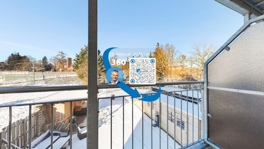 Feldstadt: Helle 2-Zimmer-Wohnung Balkon, Einbauküche & Tageslichtbad – nur 6 Wohnungen! - Etagenwohnung Schwerin Feldstadt | Angebot:26866728