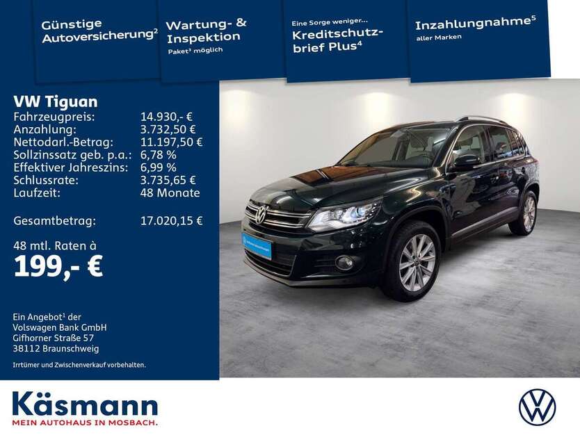 VW Tiguan 81.107 km 14.930 € Mosbach 74821